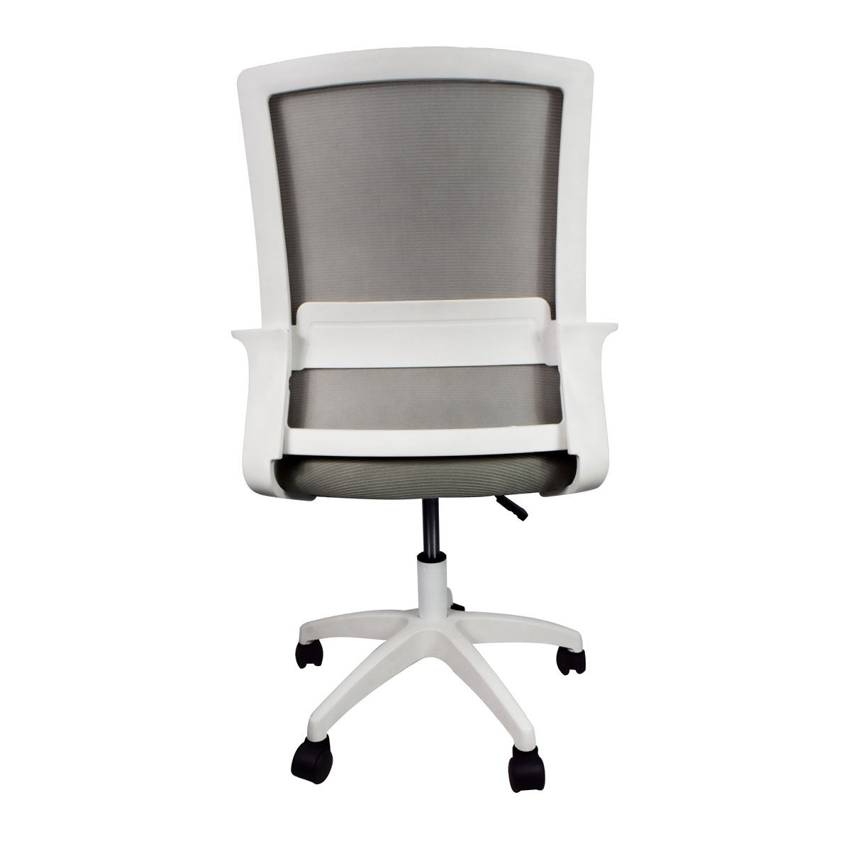 Silla de Escritorio Ergonómica para Oficina Moderna Giratoria Gris con Blanco OLU KT-251