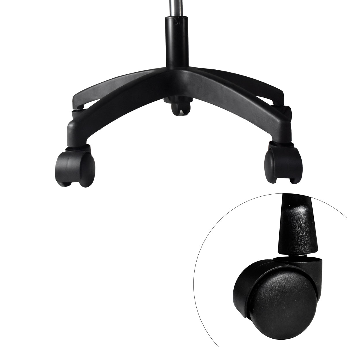 Silla de Escritorio Ergonomica para Oficina Moderna Giratoria Gris con Negro OLU KT-251