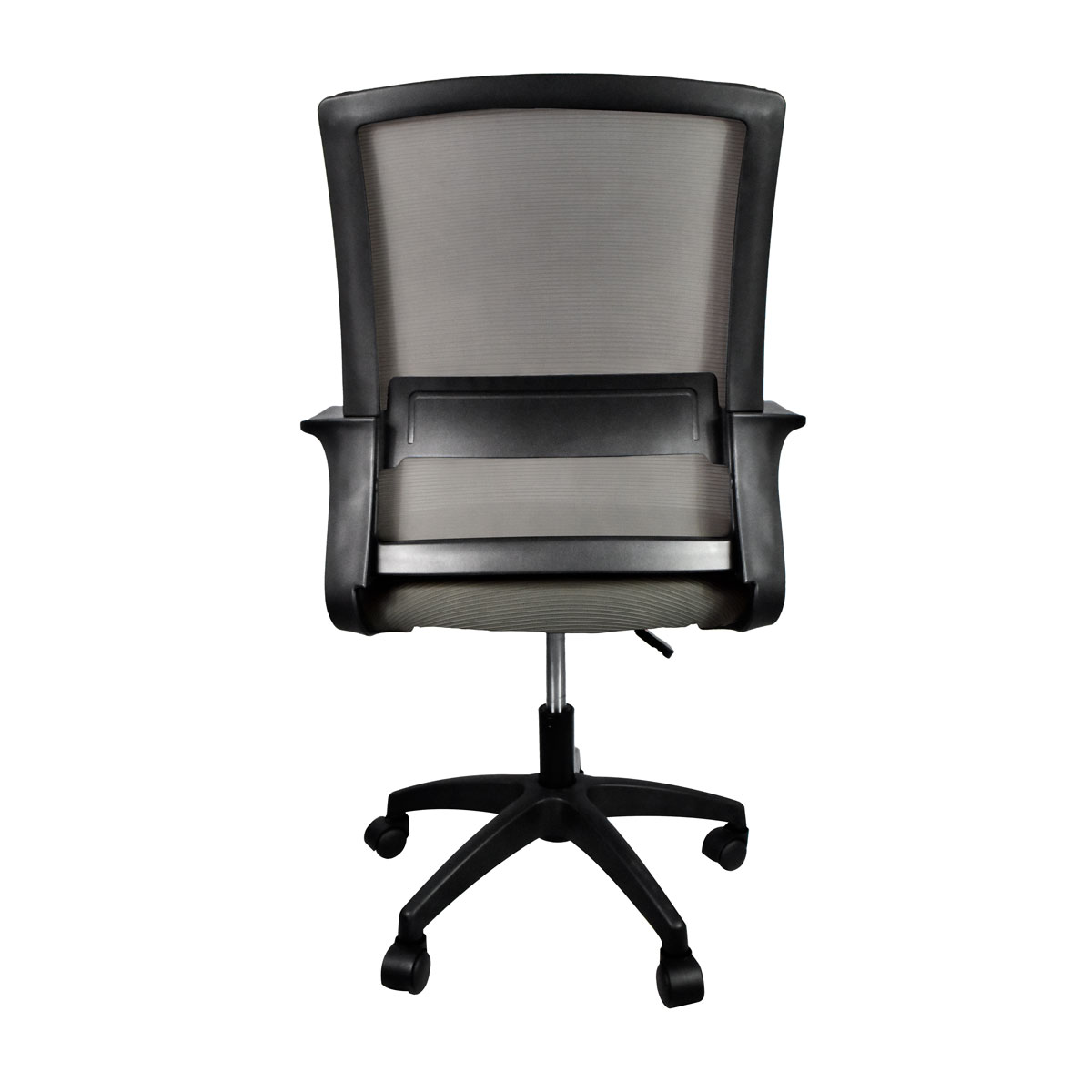 Silla de Escritorio Ergonomica para Oficina Moderna Giratoria Gris con Negro OLU KT-251
