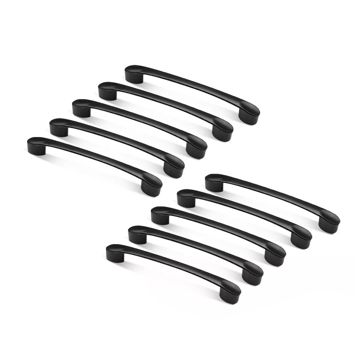 Juego Jaladeras Para Cajones De Aluminio 10 Piezas