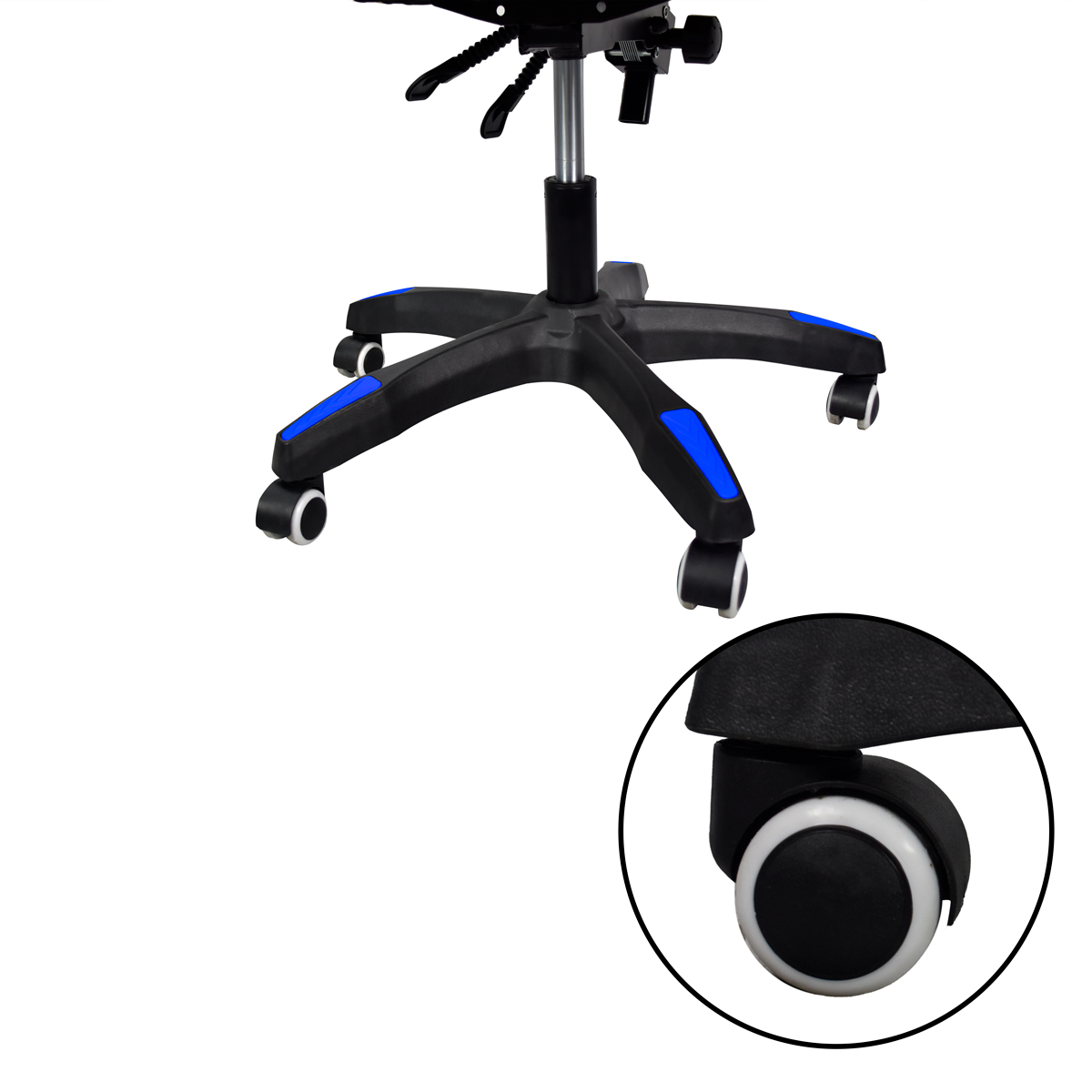 Silla Gamer Reclinable Ergonómica Ajustable Para PC Gaming Azul Marca NIAN