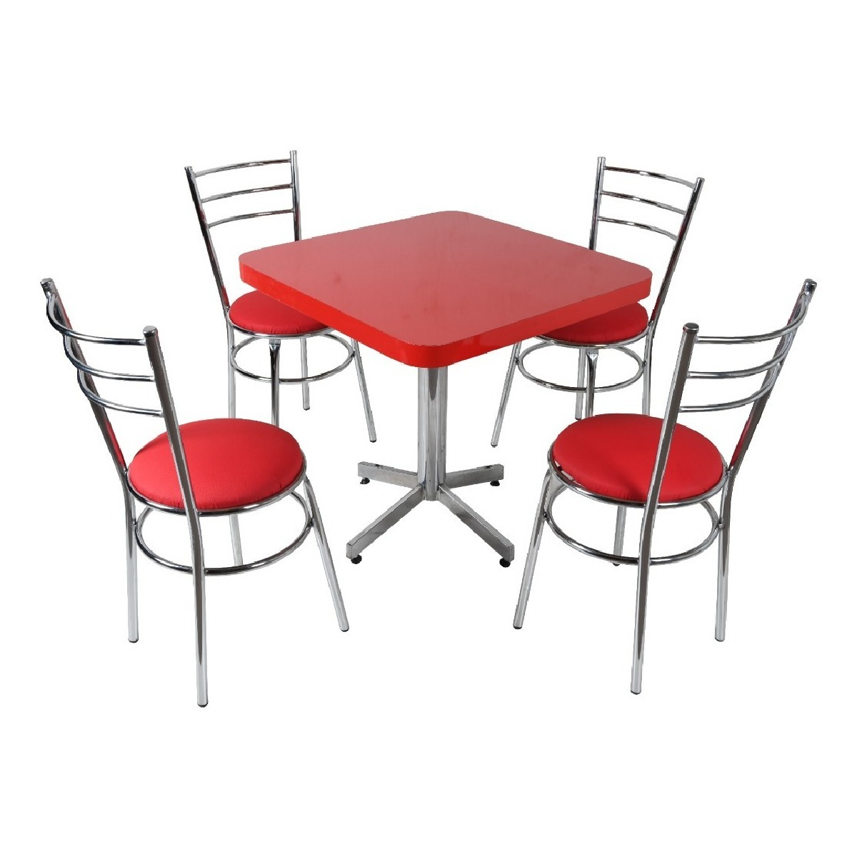 Mesa Con Sillas Para Restaurante Bar Cocina Lounge Cafetería