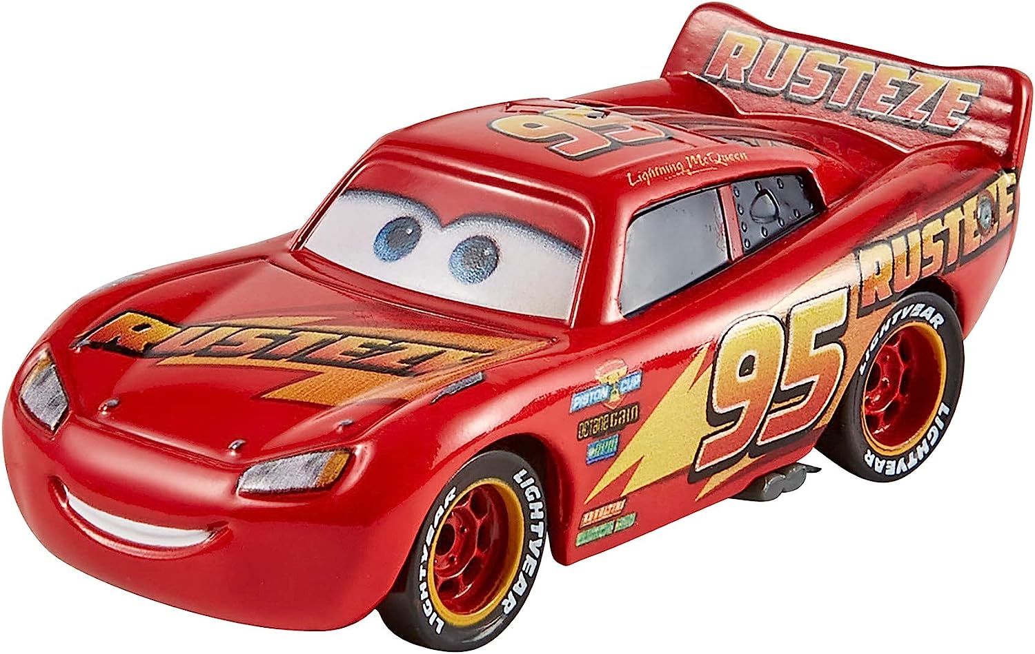 Cars Disney Pixar Paquete de 3 metal Rayo Mcqueen Mate y Doc