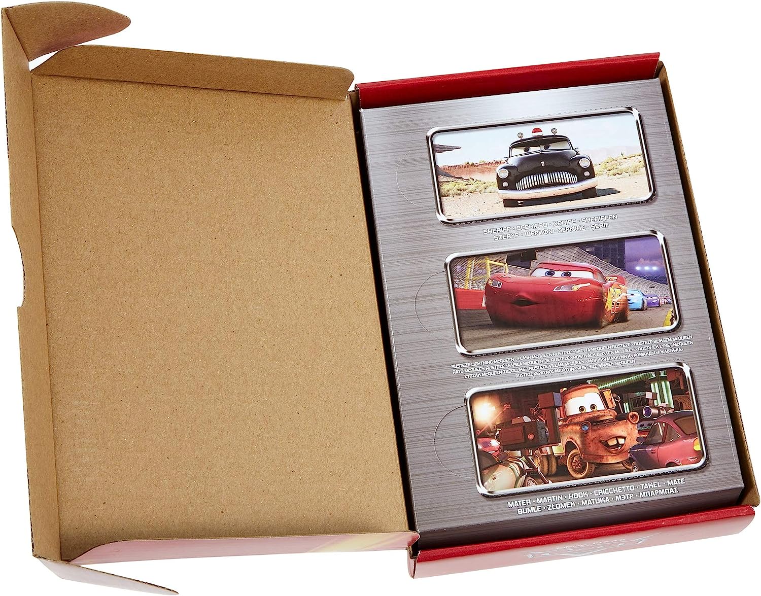 Cars Disney Pixar Paquete de 3 metal Rayo Mcqueen Mate y Doc