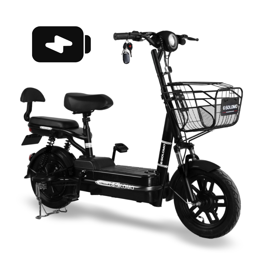 Bicicleta electrica EB04 de 350W con bloqueo antirrobo alarma