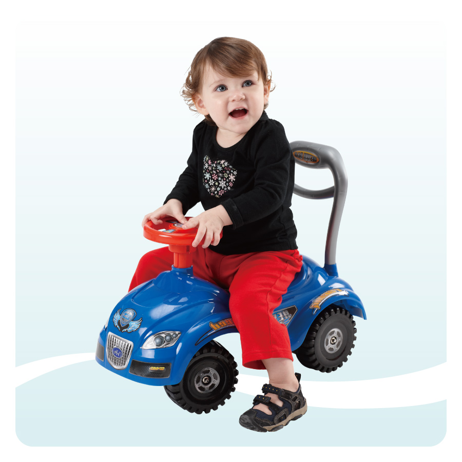 Carrito Montable Herbi Car Color Azul