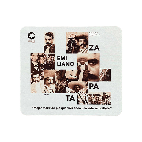 Mouse pad  Mirada a Zapata fotografía intervenida Casasola fotografía