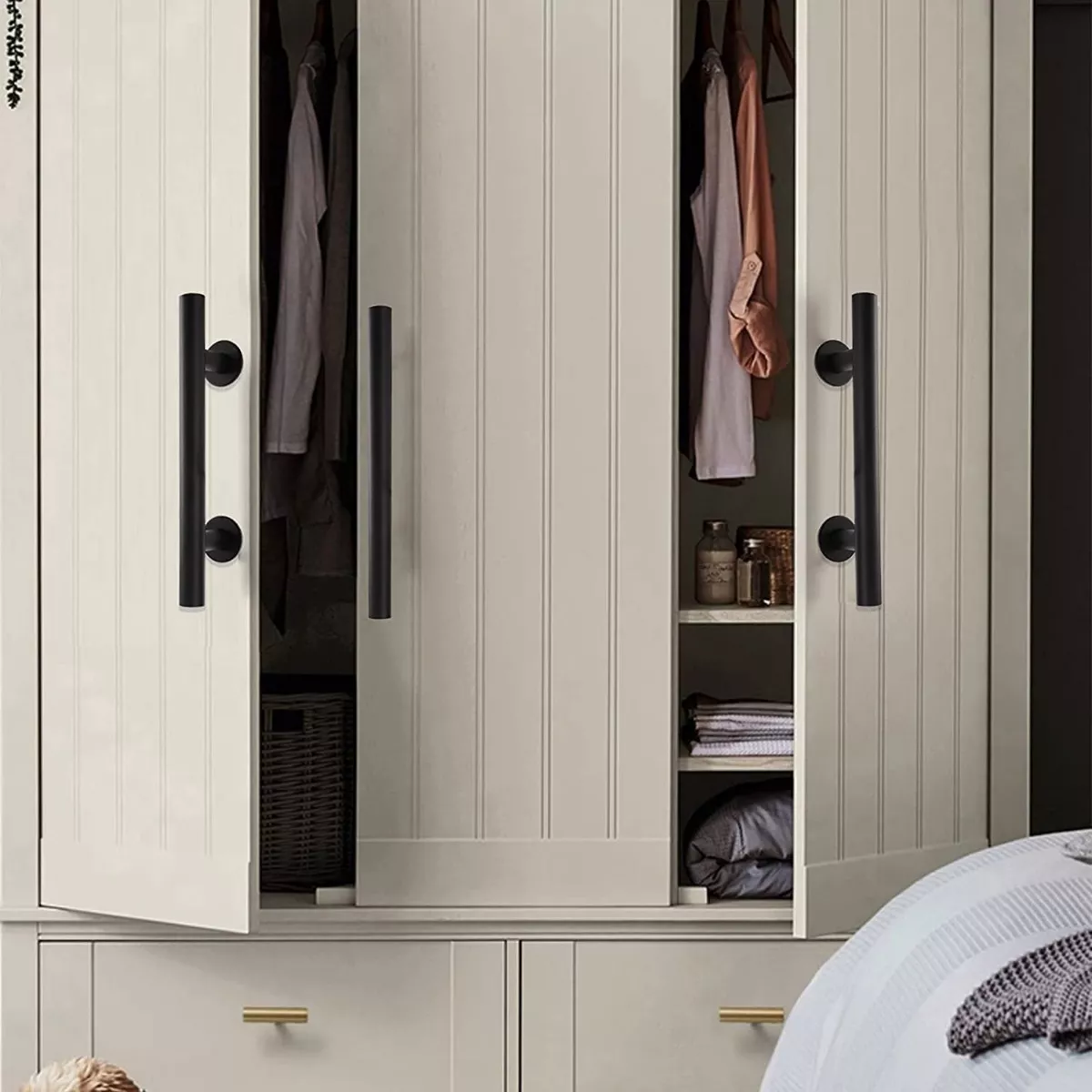 Jaladera De Acero Inoxidable Para Puerta De Granero 30+18cm