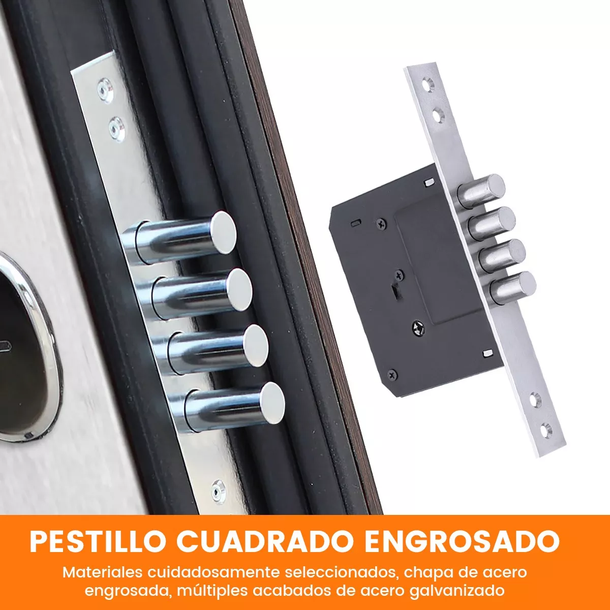 Cerradura De Llave Cruzada Con Pernos De Cuatro Cilindros