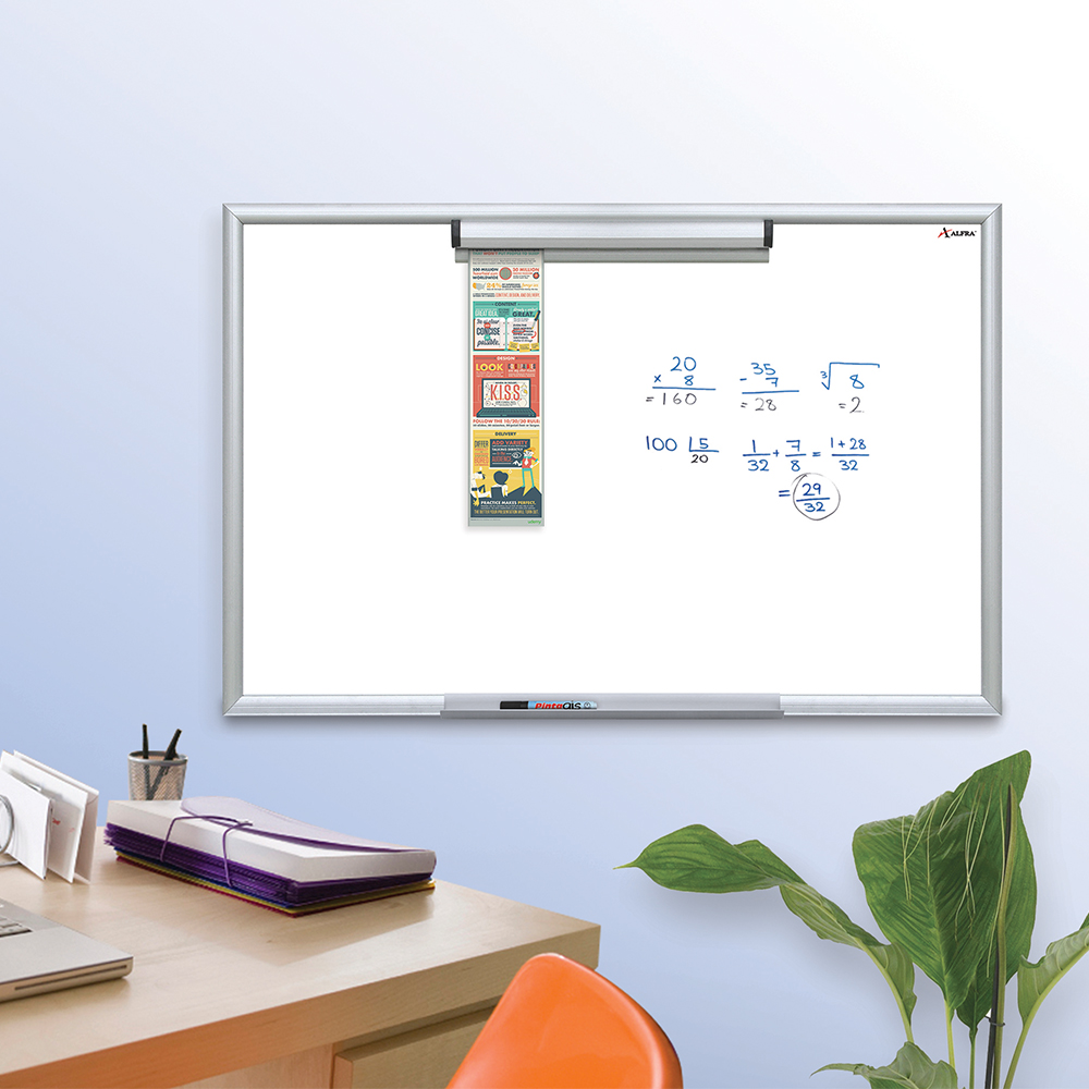 Pizarra Pintarrón Escolar Clásico Pizarrón Alfra 90x 240 cm