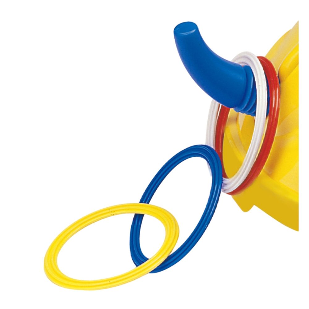 Carrito Montable Elefante Color Amarillo.