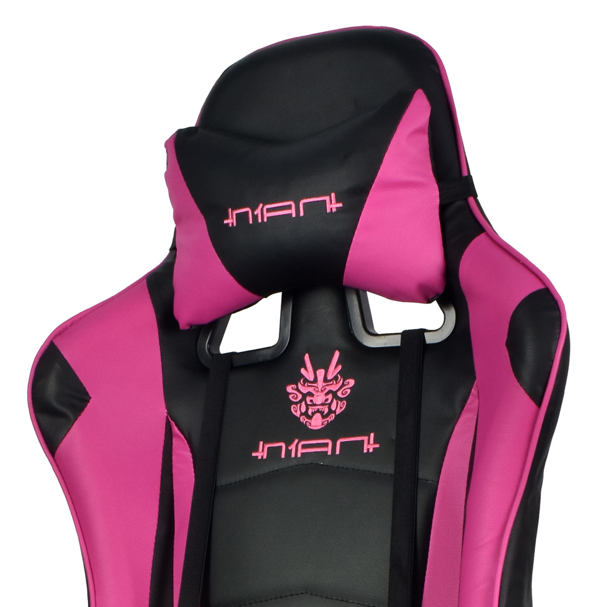 Silla Gamer Reclinable Ergonomica Ajustable Con Reposa Pies Rosa Pc Gaming NIAN 