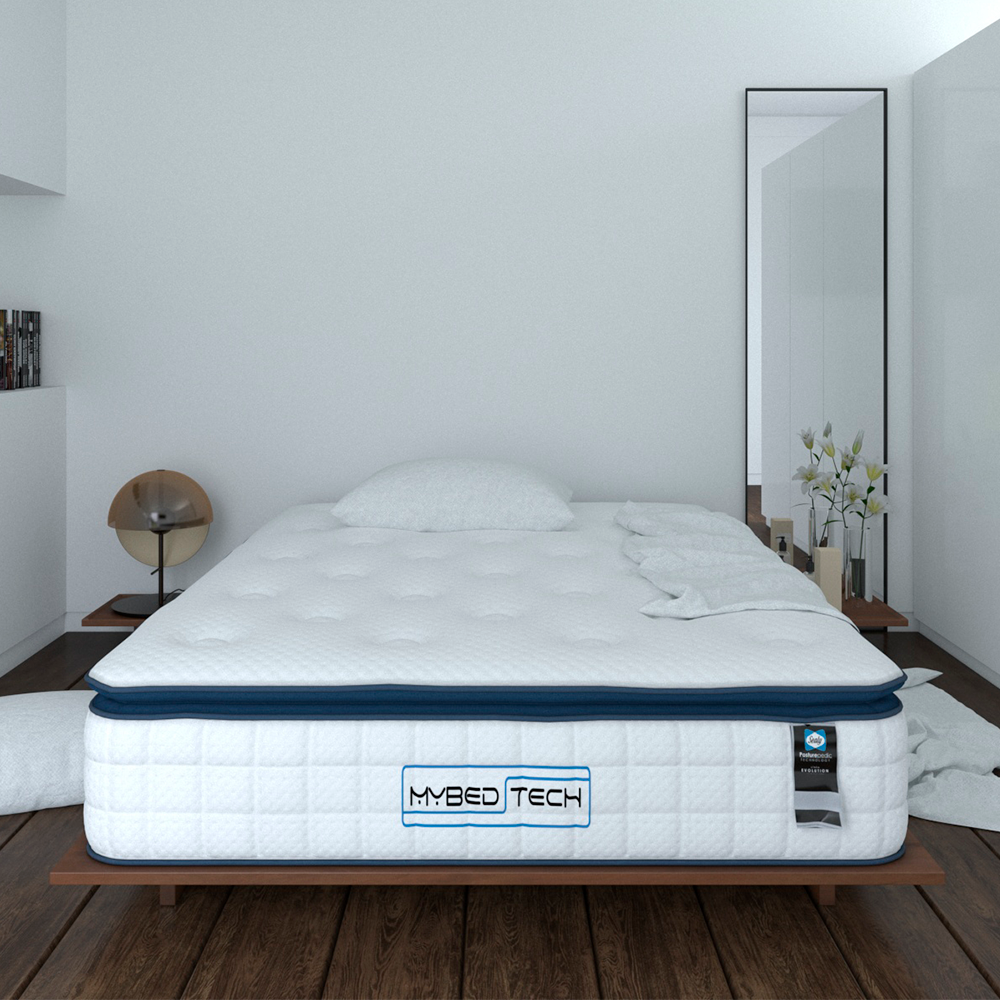 Colchón Con Box Queen Size España Sealy Extra Suavidad