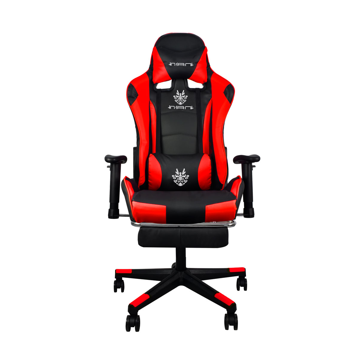 Silla Gamer Reclinable Ergonomica Ajustable Con Reposa Pies Roja