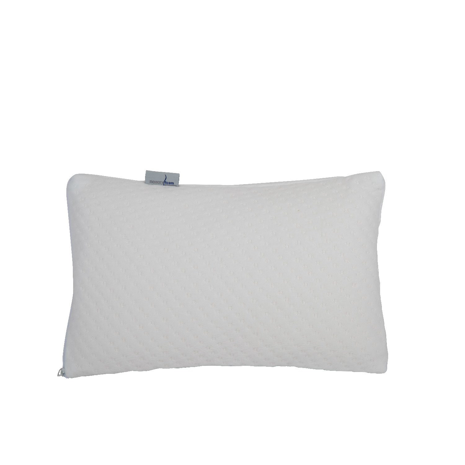 MEMORY FOAM  Almohada Companion de Memory Foam Pequeña y Extra Suave Para Noches Sin Despertares Individual Color Blanco 27 x 17 x 8 cm .