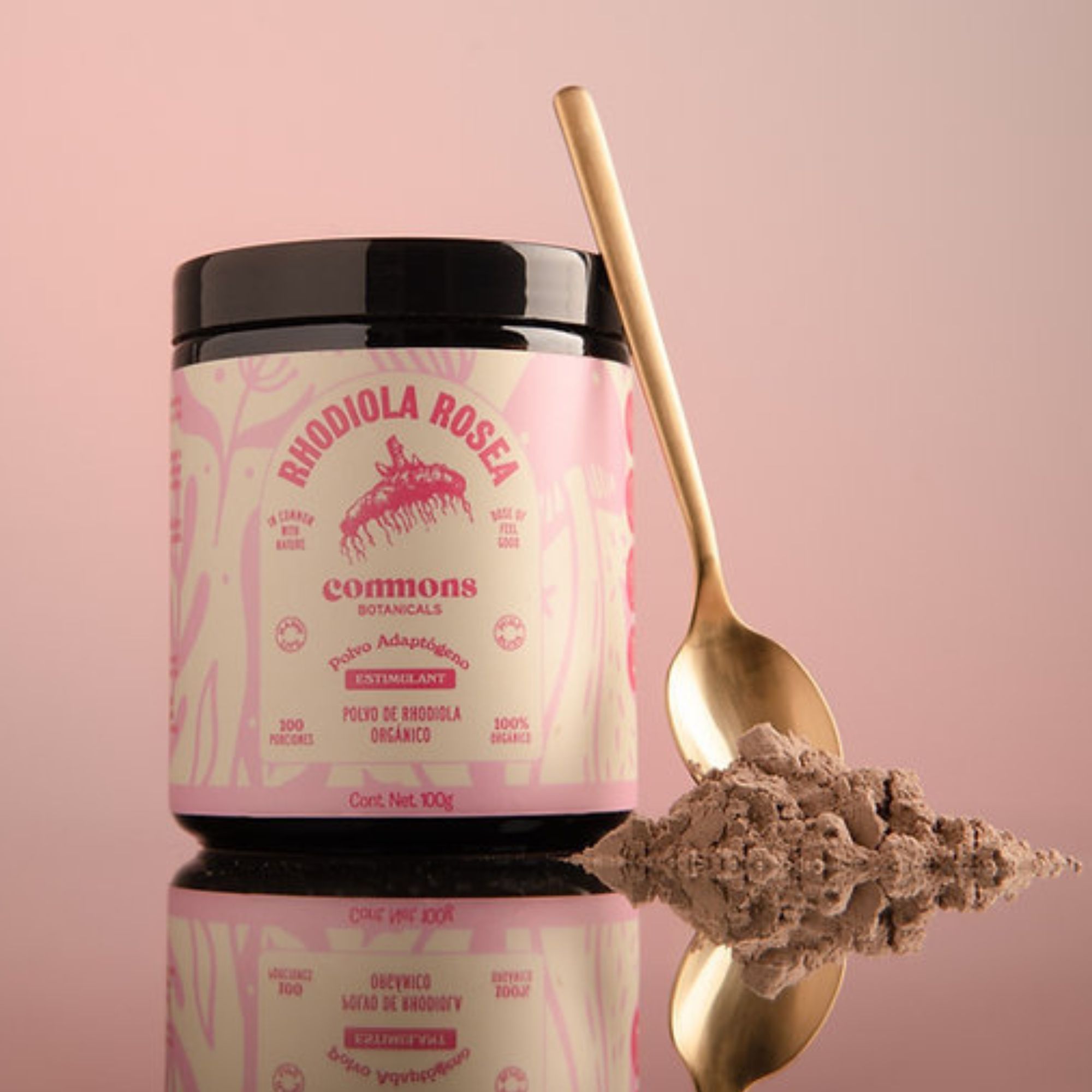 Rhodiola Rosea Adaptógeno 100g Commons Polvo 100% Orgánico