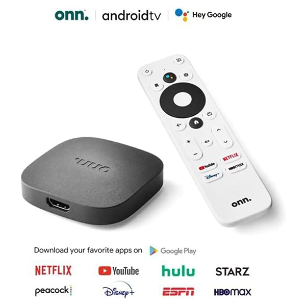 TV BOX ONN UHD 4K STREAMING DOLBY AUDIO