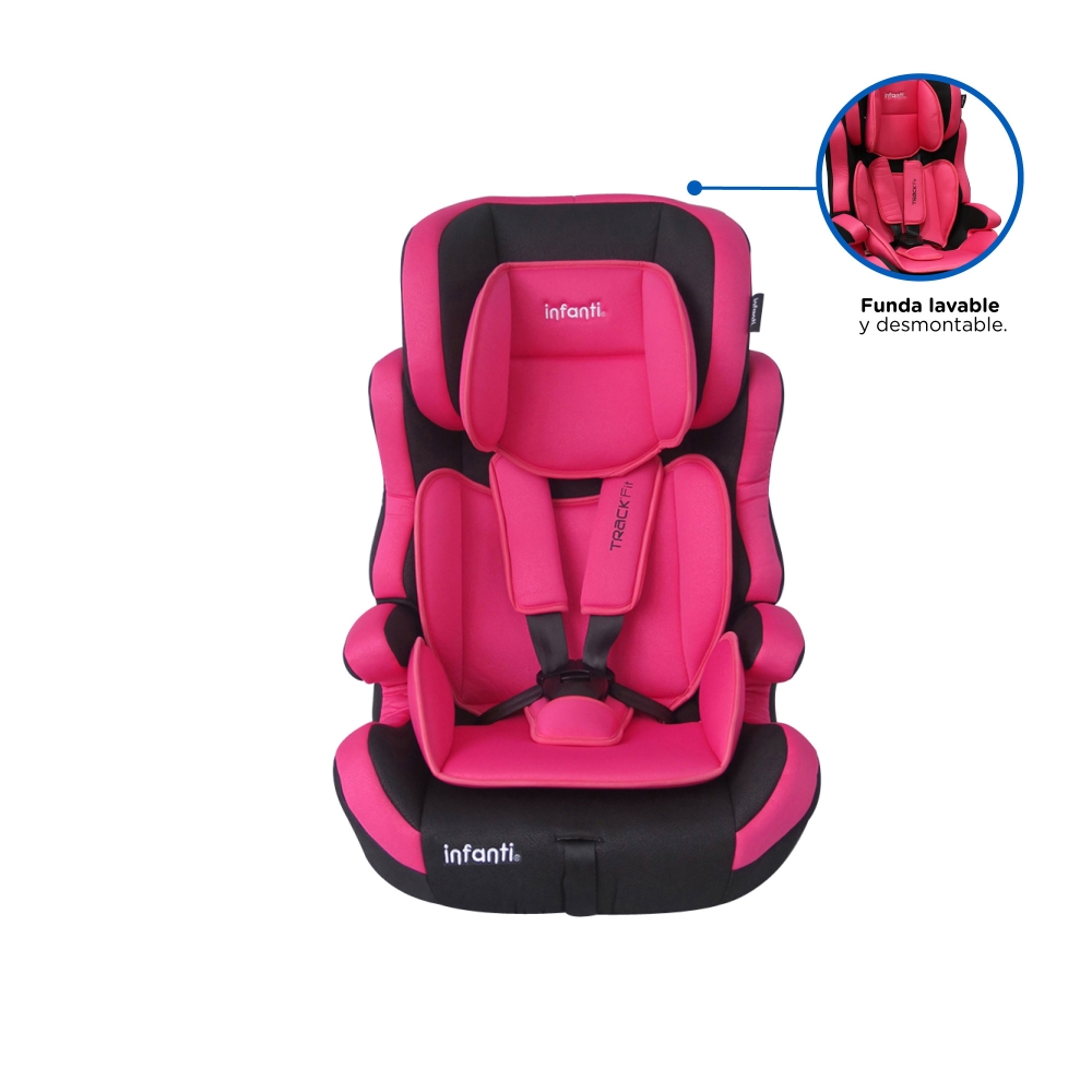 Autoasiento Booster Grupo 1-2-3 Rosa Infanti