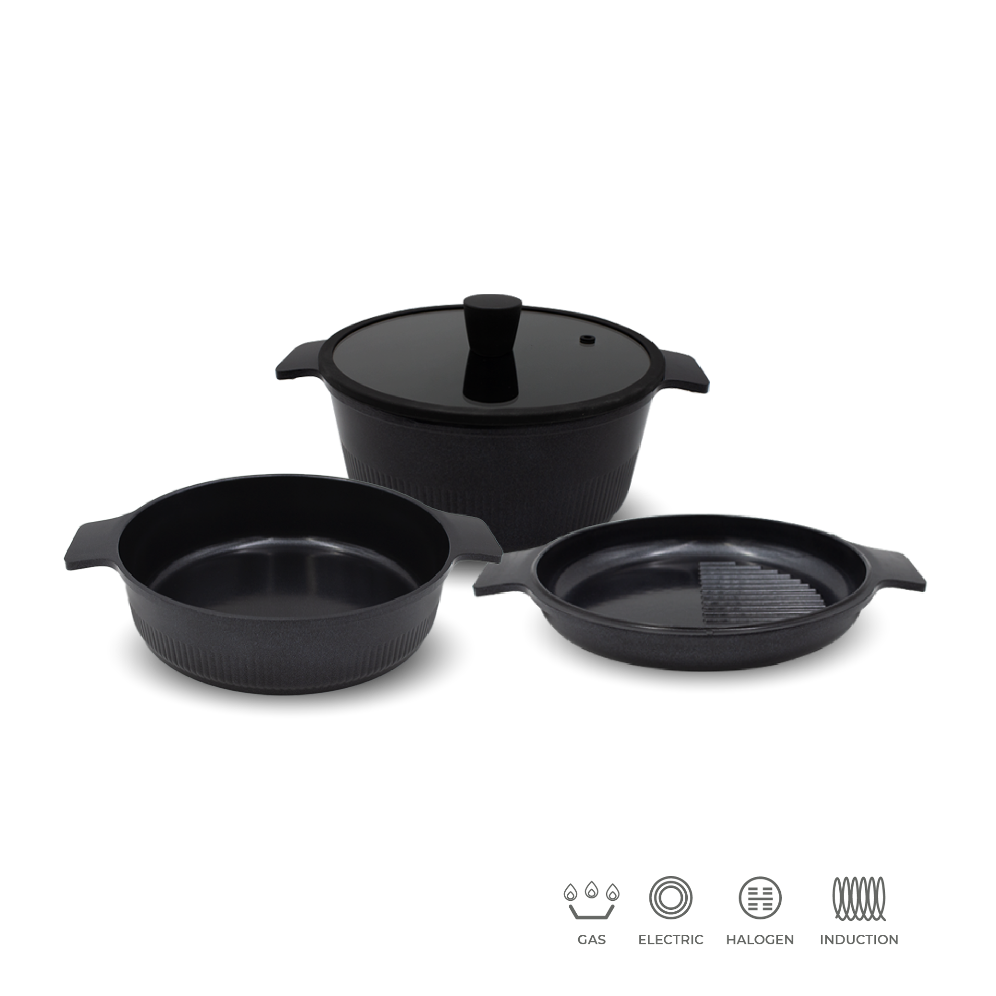 SET OLLAS MULTIFUNCIONAL DE 4 PIEZAS