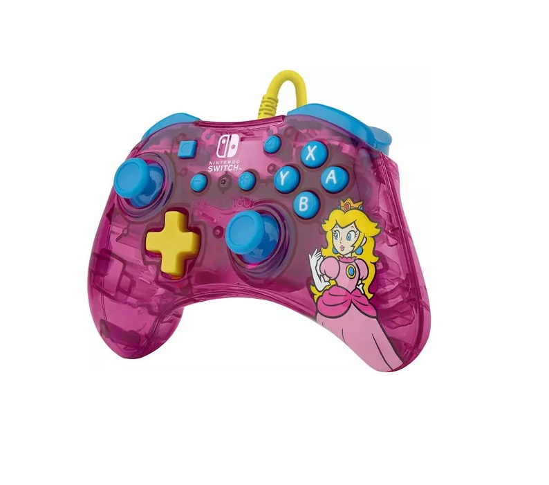 Control Alambrico Pdp Rock Candy Princes Peach Para Nintendo