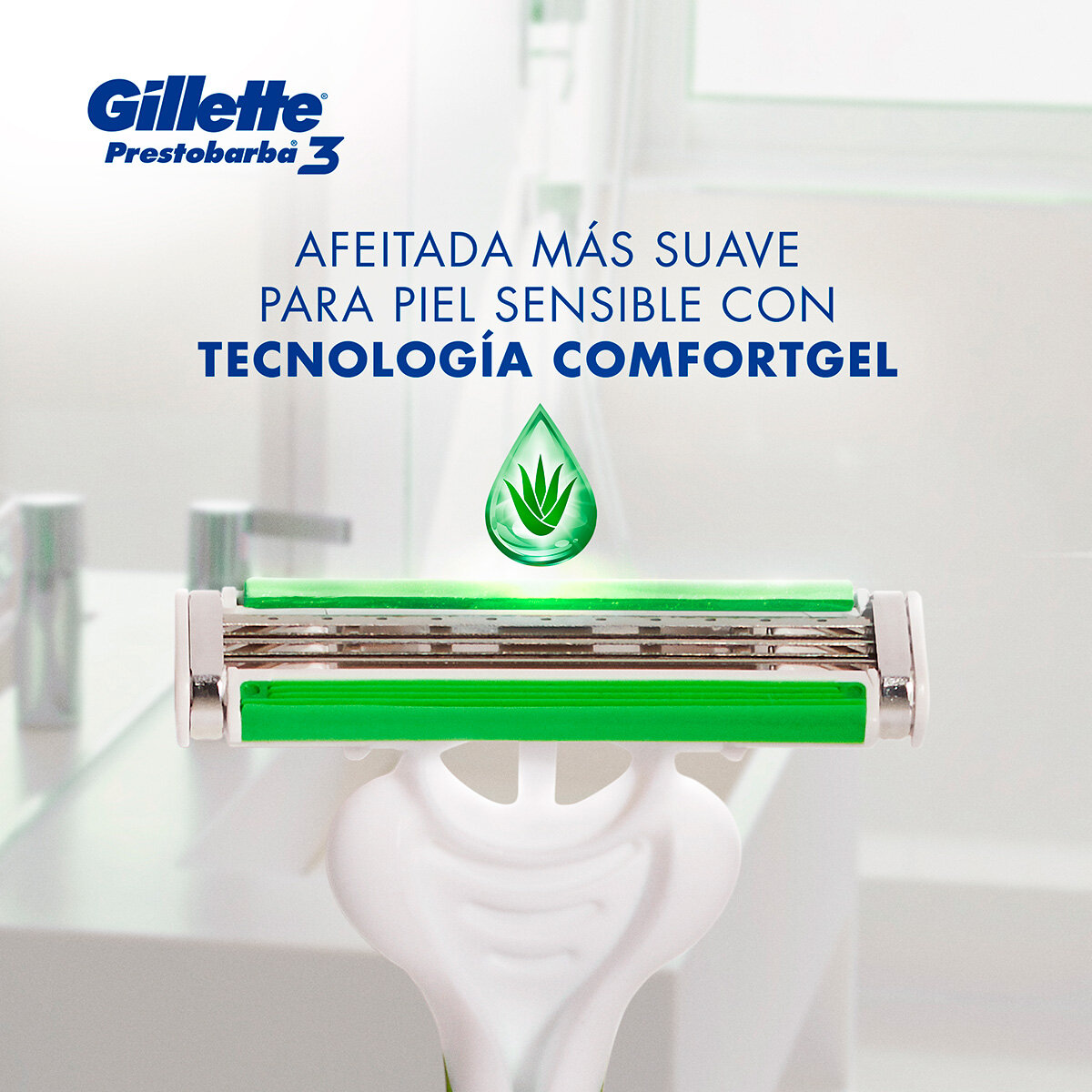 Rastrillos Desechables Gillette Prestobarba 3 Con 16 Piezas 