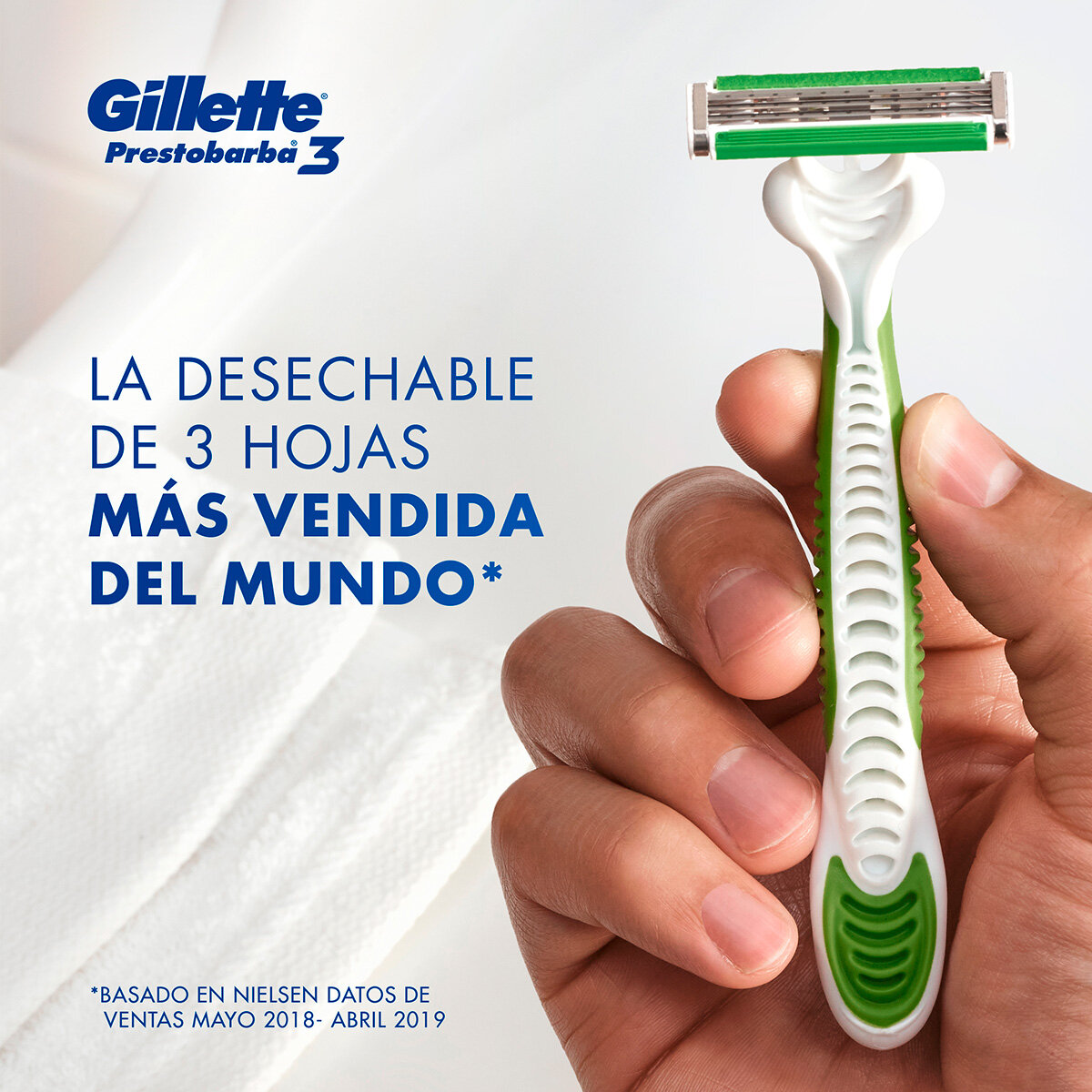 Rastrillos Desechables Gillette Prestobarba 3 Con 16 Piezas 