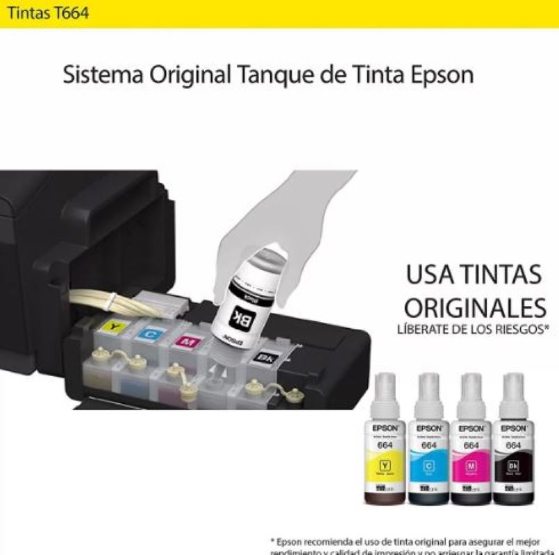 Paquete De Tintas Epson Ecotank 664 673409 3 Colores 5251