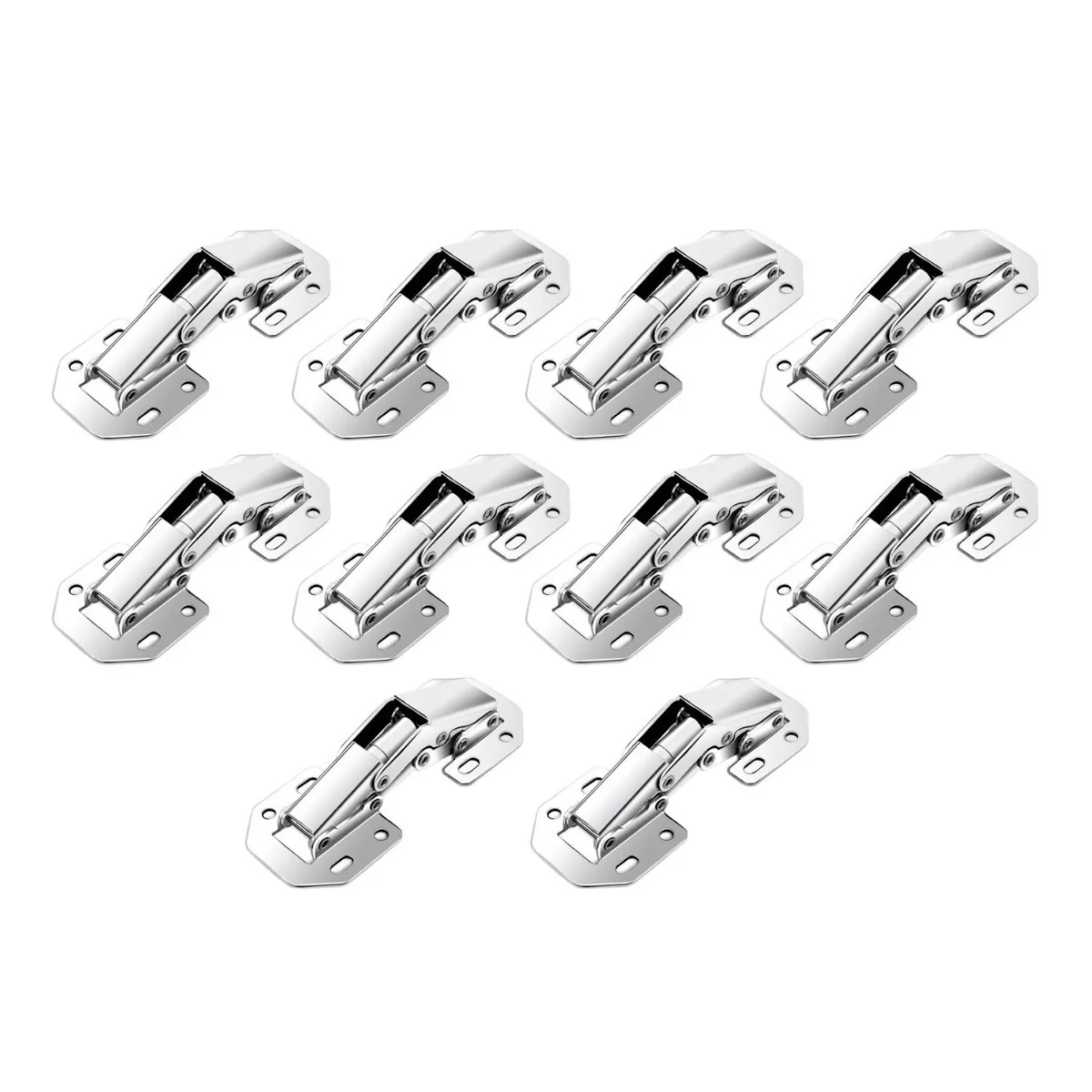Set Bisagra Bidimensional Oculta 90grados 10 Piezas
