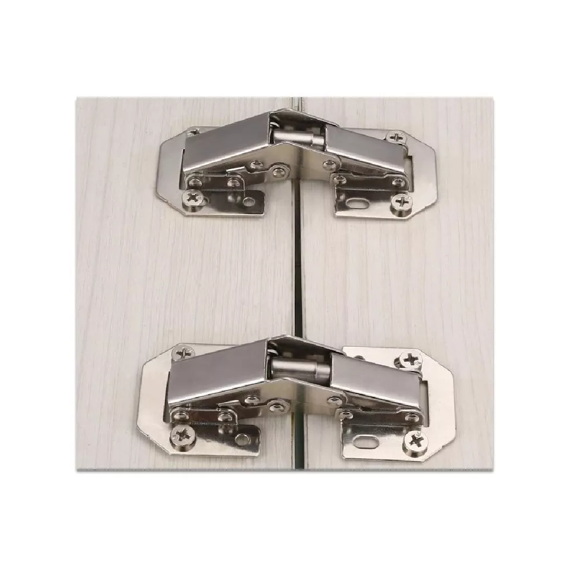 Set Bisagra Bidimensional Oculta 90grados 10 Piezas