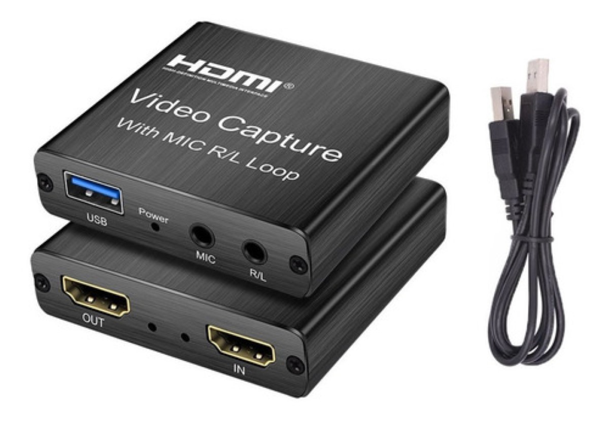 Tarjeta De Captura Hdmi Full Hd 1080p 60fps De Audio Y Vídeo 