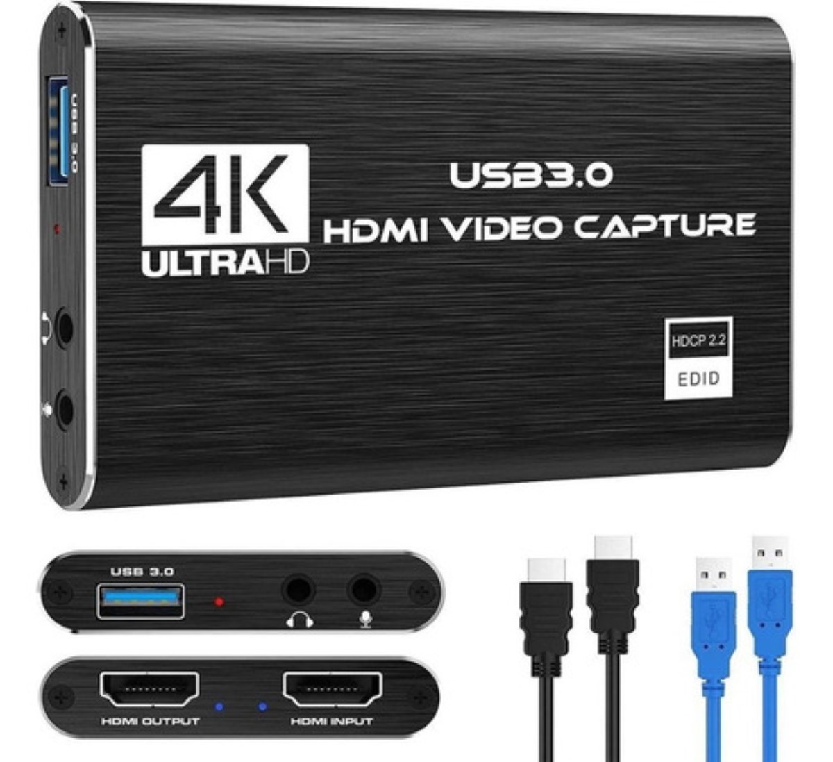 Tarjeta De Captura De Vídeo Hdmi Usb 3.0 4k Hd