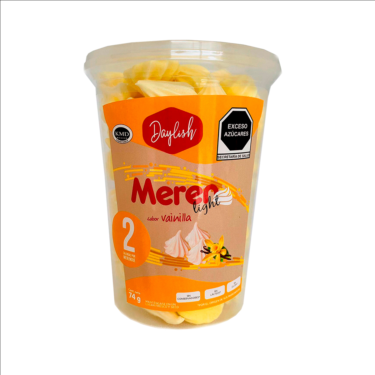 Daylish Merengue bajo en calorias sabor Vainilla, Producto Kosher KMD