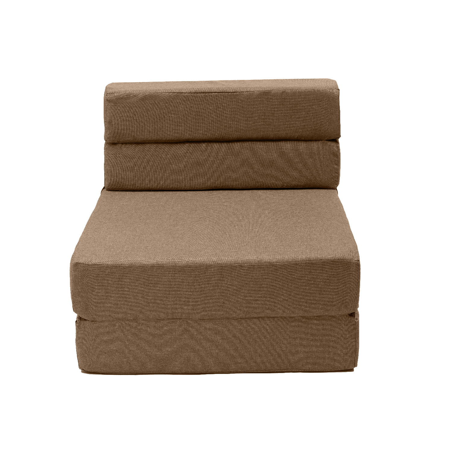 MEMORY FOAM HOME Sofá Cama Individual Cozy Plegable Sofá o Cama Tamaño Individual Color MARRON Medidas186 x 68 x 14 cm.