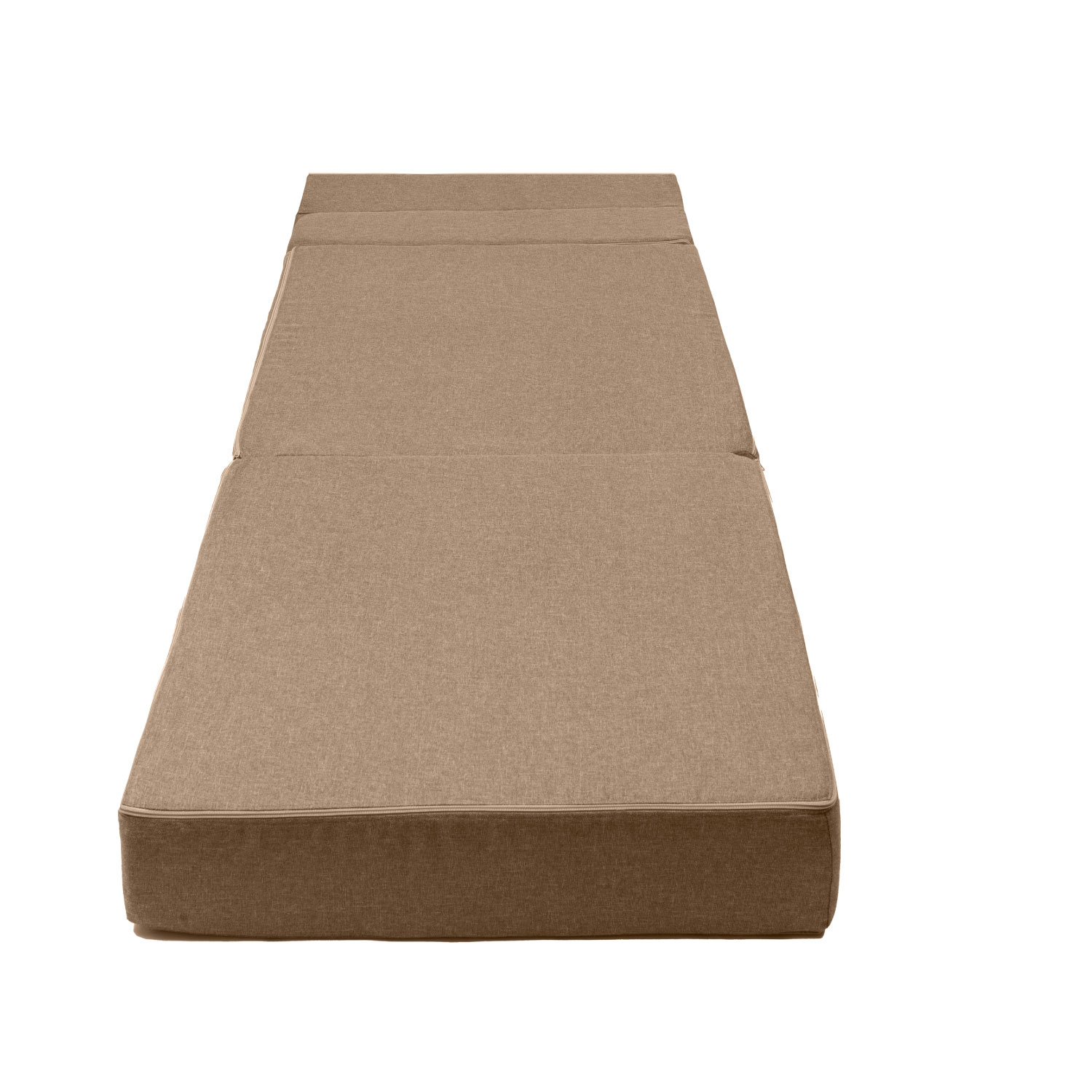 MEMORY FOAM HOME Sofá Cama Individual Cozy Plegable Sofá o Cama Tamaño Individual Color MARRON Medidas186 x 68 x 14 cm.