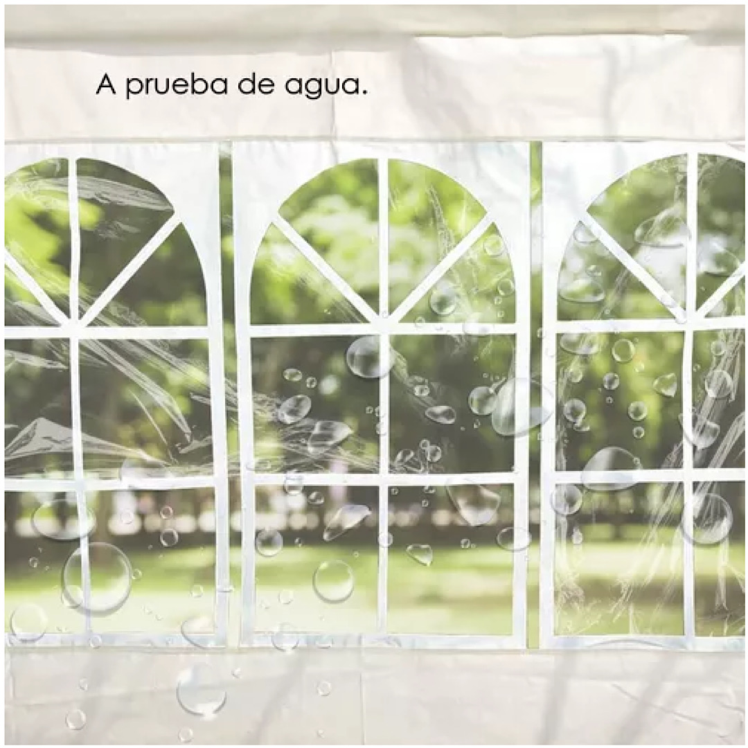 Toldo Carpa Reforzado 3x6 Metros Blanco Eventos 6x3.