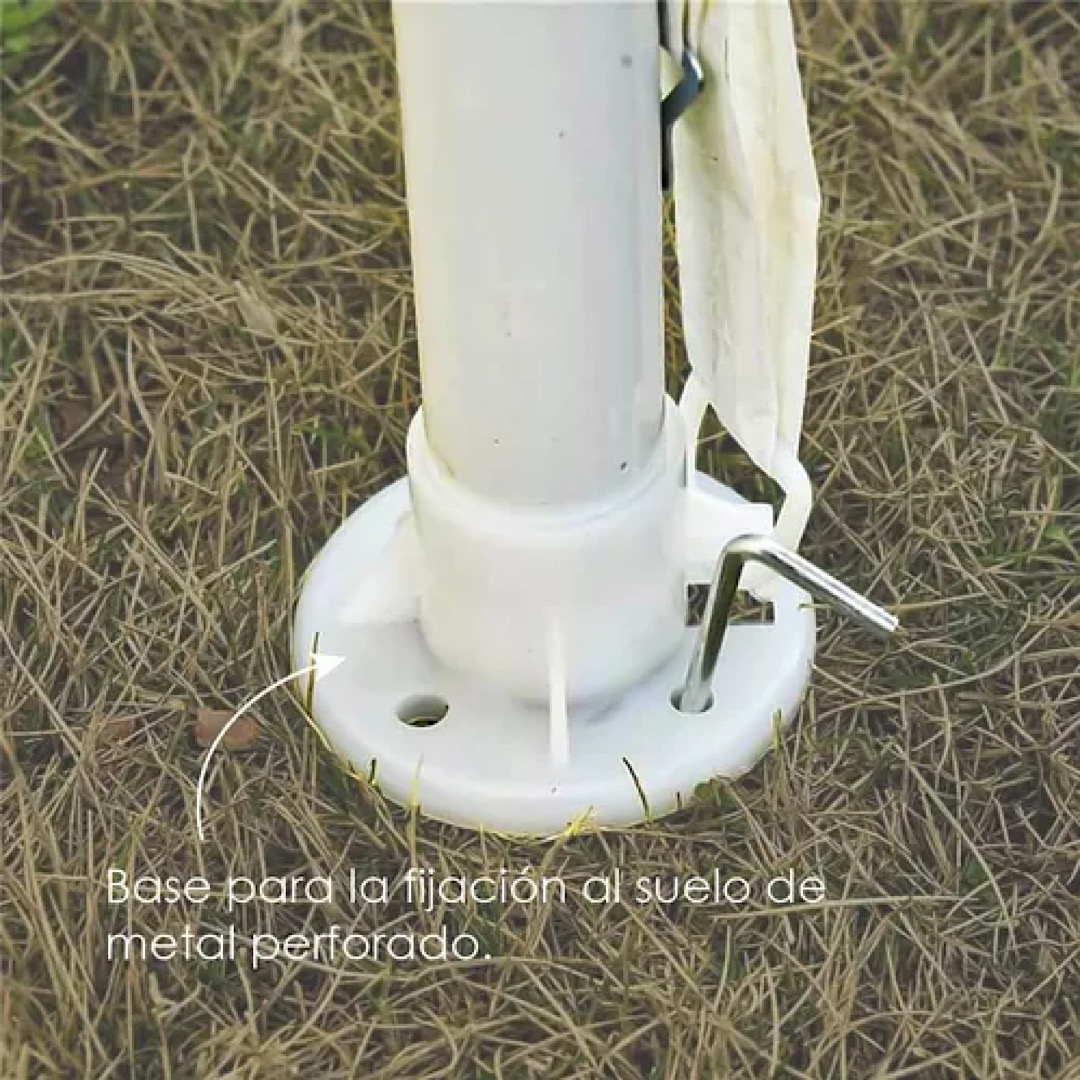 Toldo Carpa Reforzado 3x6 Metros Blanco Eventos 6x3.