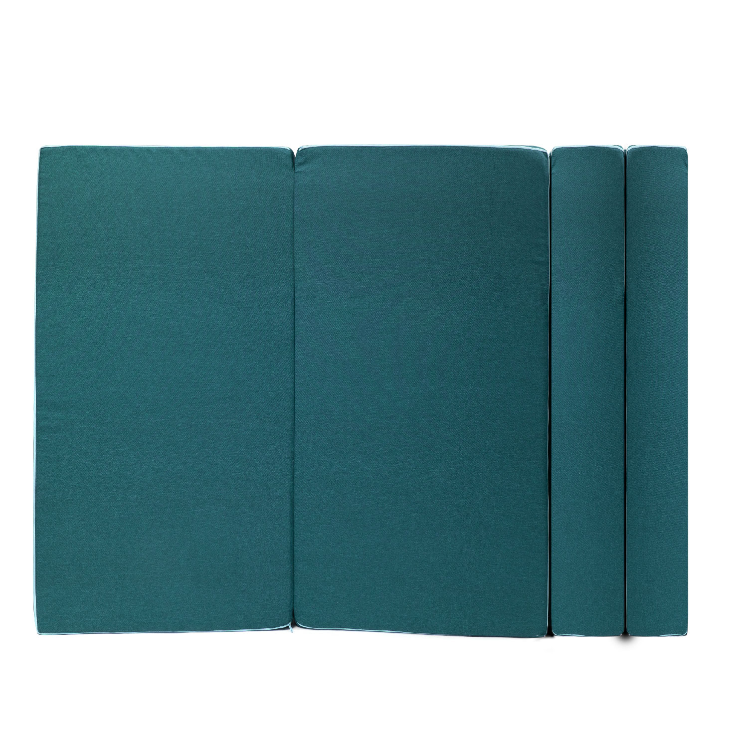 MEMORY FOAM HOME Sofá Cama Matrimonial Cozy Plegable Sofá o Cama Tamaño Matrimonial Color Petróleo Medidas 186 x 135 x 14 cm.