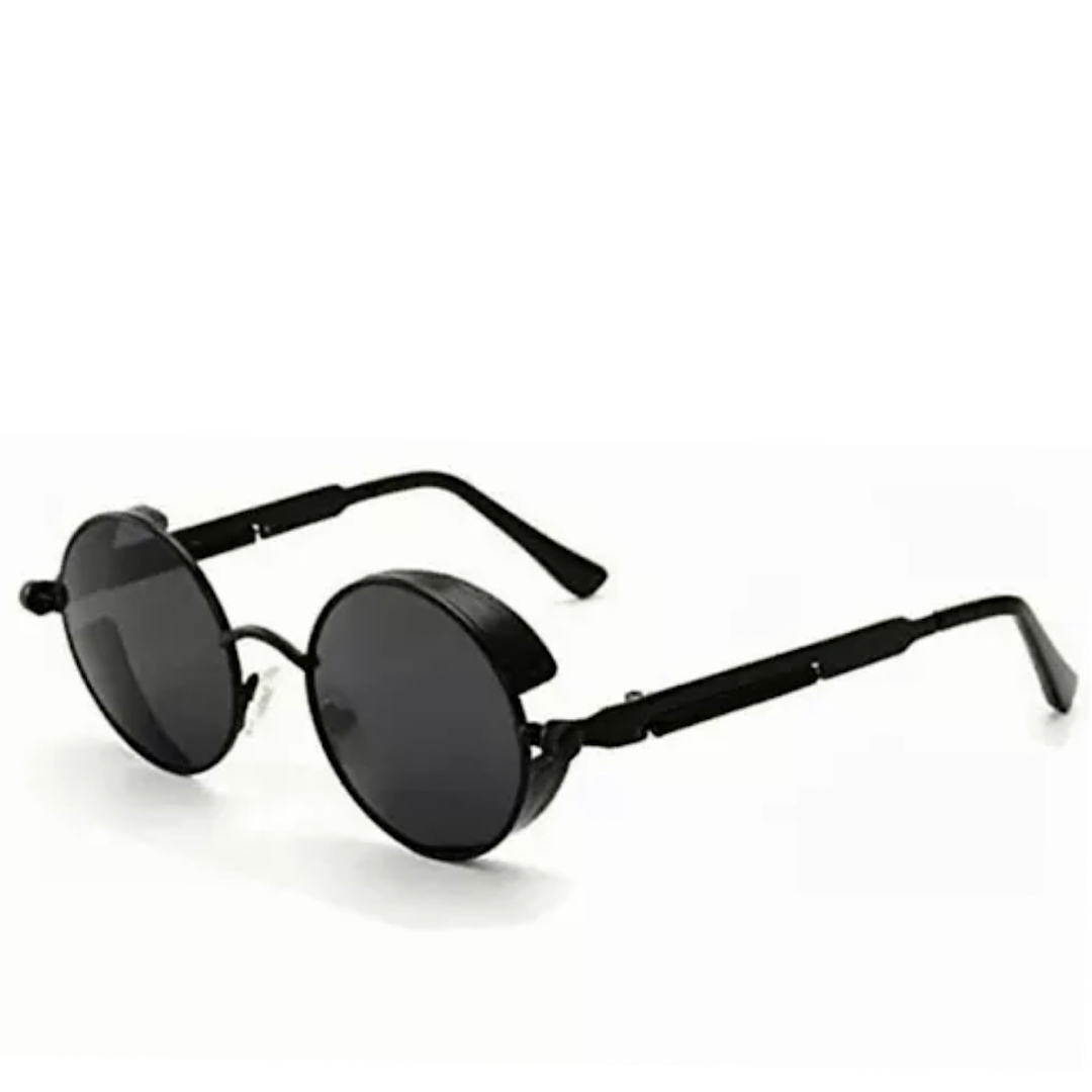 Lentes Sol Uv-400 Redondos Steampunk Unisex Matsuda Iron Man