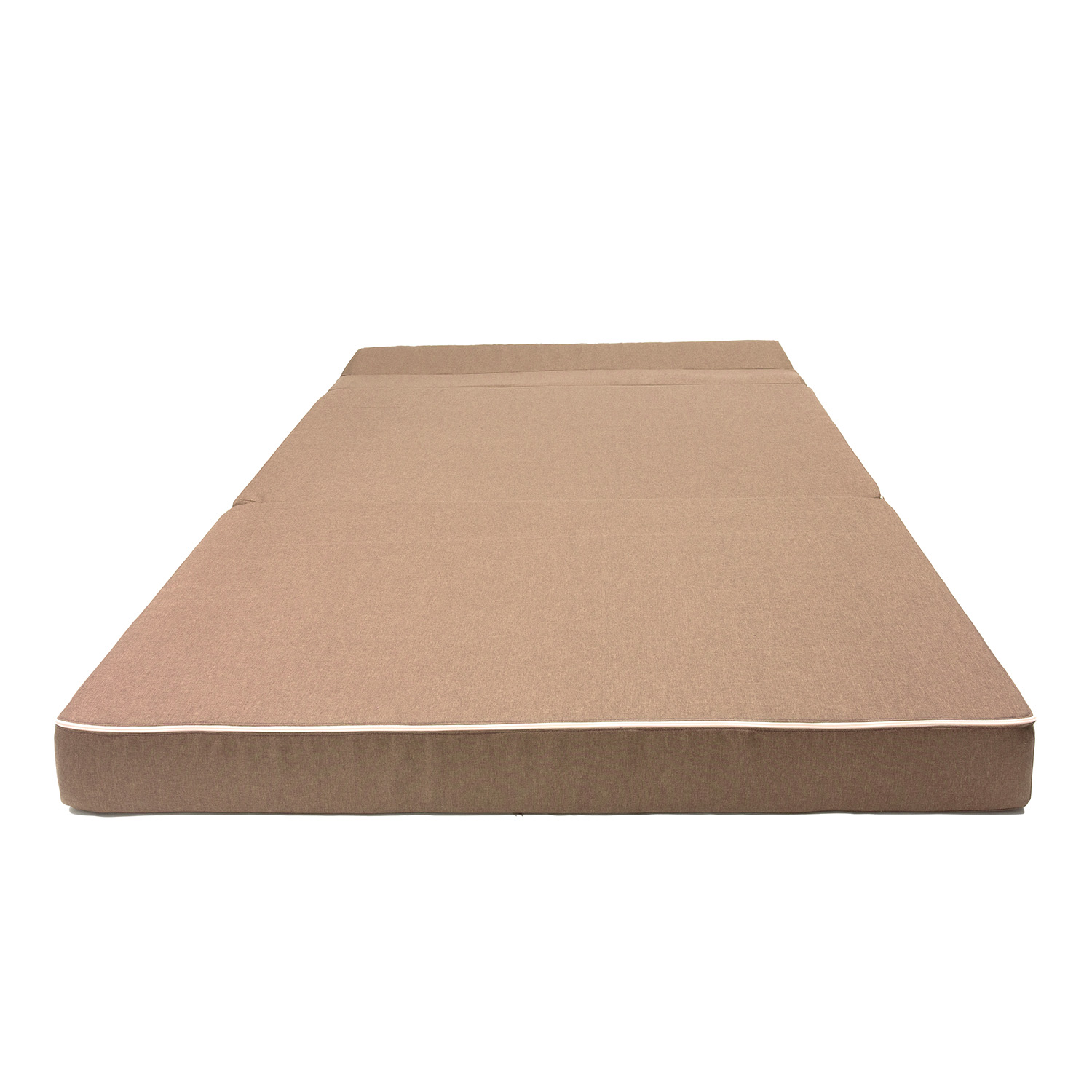 MEMORY FOAM HOME Sofá Cama Matrimonial Cozy Plegable Sofá o Cama Tamaño Matrimonial Color Marrón Medidas 186 x 135 x 14 cm.