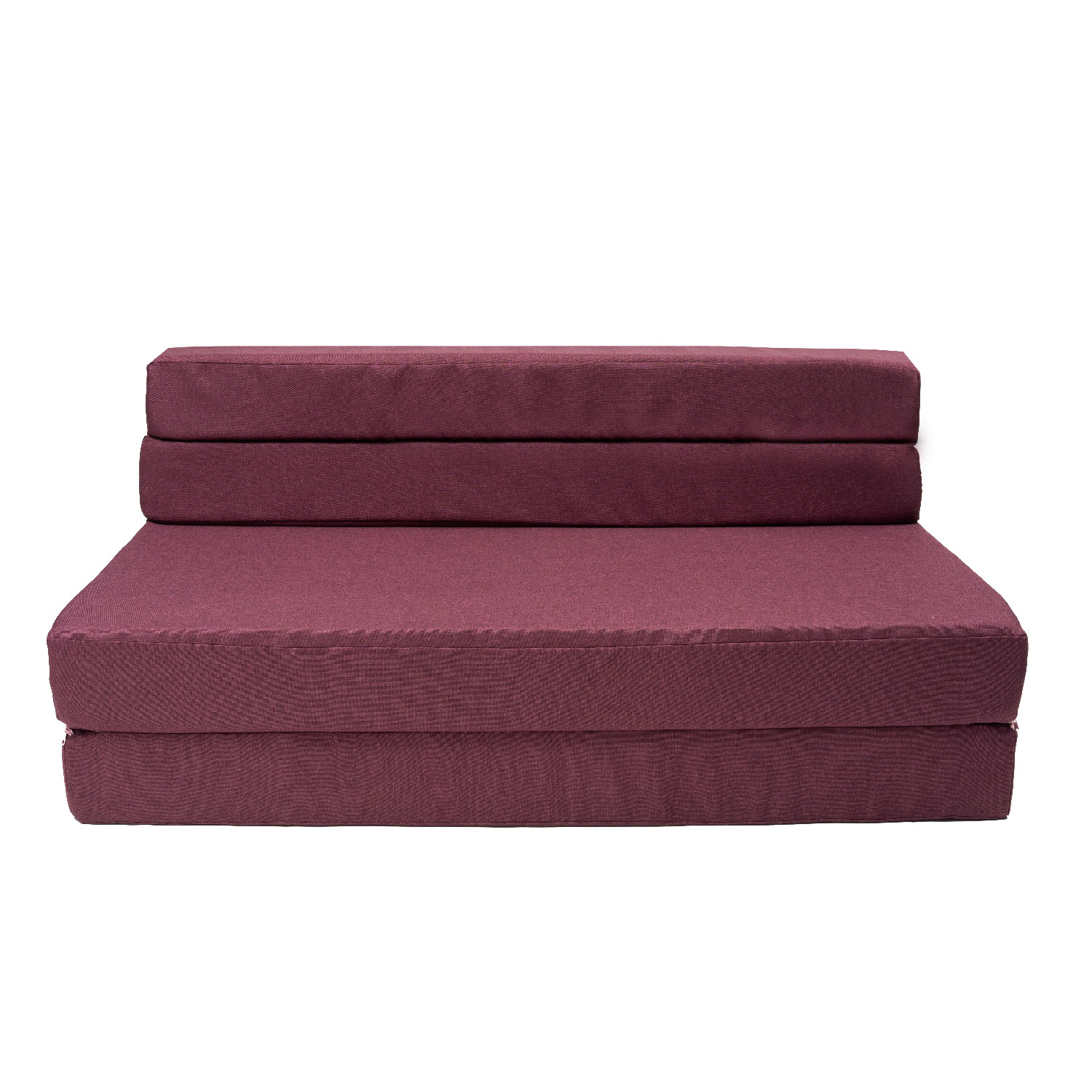 MEMORY FOAM HOME Sofá Cama Matrimonial Cozy Plegable Sofá o Cama Tamaño Matrimonial Color Rosa Oscuro Medidas 186 x 135 x 14 cm.