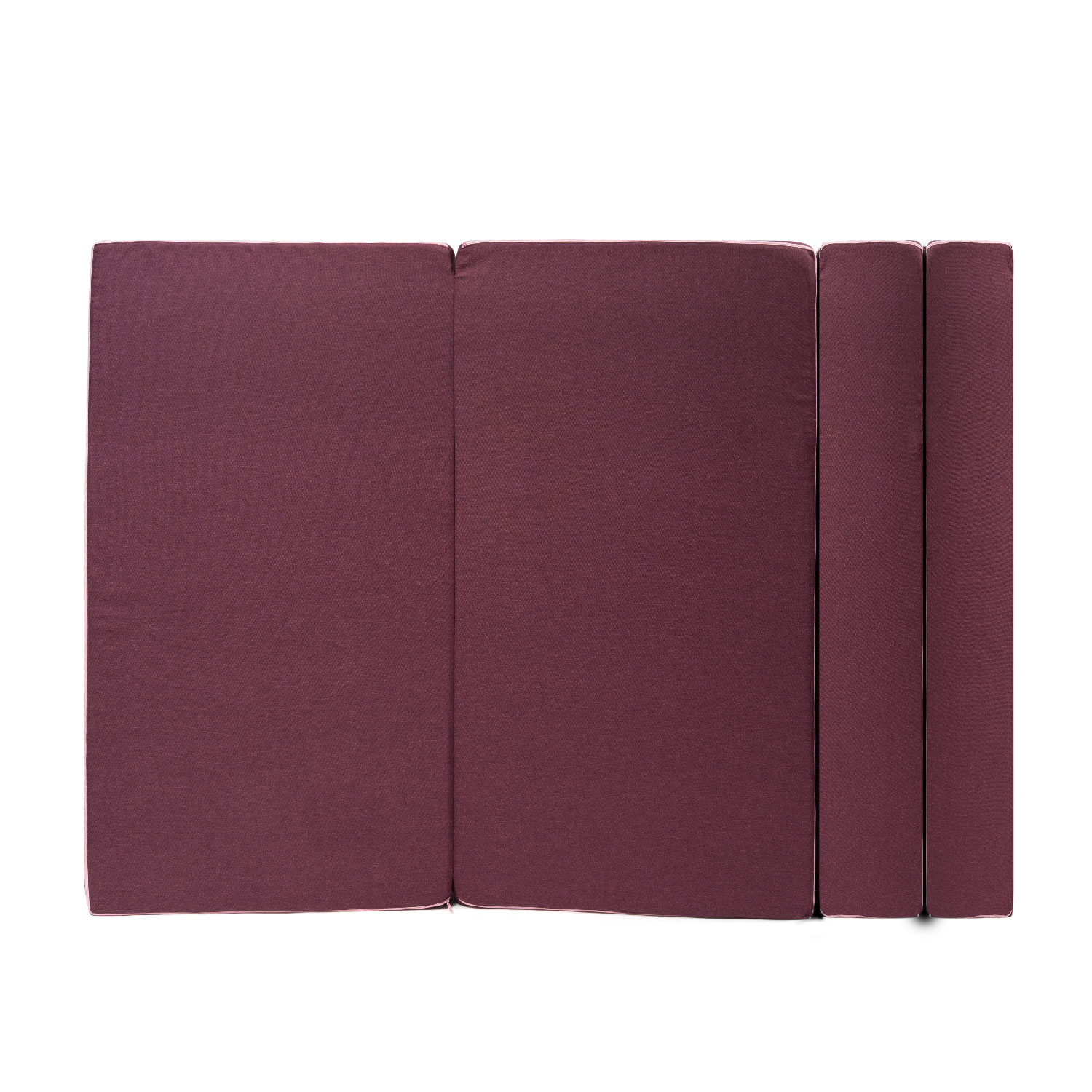MEMORY FOAM HOME Sofá Cama Matrimonial Cozy Plegable Sofá o Cama Tamaño Matrimonial Color Rosa Oscuro Medidas 186 x 135 x 14 cm.