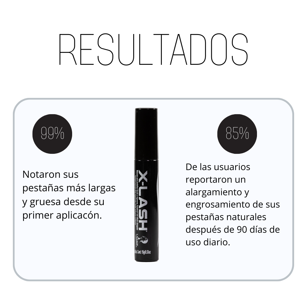 Mascara Para Pestañas Laguede X-lash Alargador 15g 7 Unidades