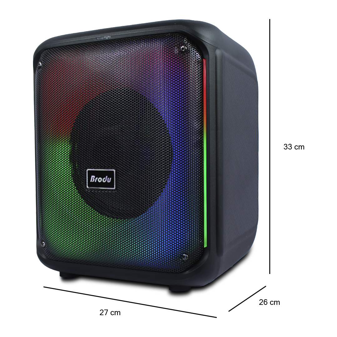 Subwoofer 8 Pulgadas 45w Brodu Bts-1783 Karaoke 