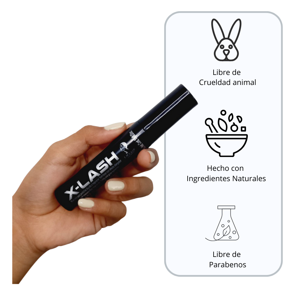 Mascara Para Pestañas Laguede X-lash Alargador 15g 7 Unidades
