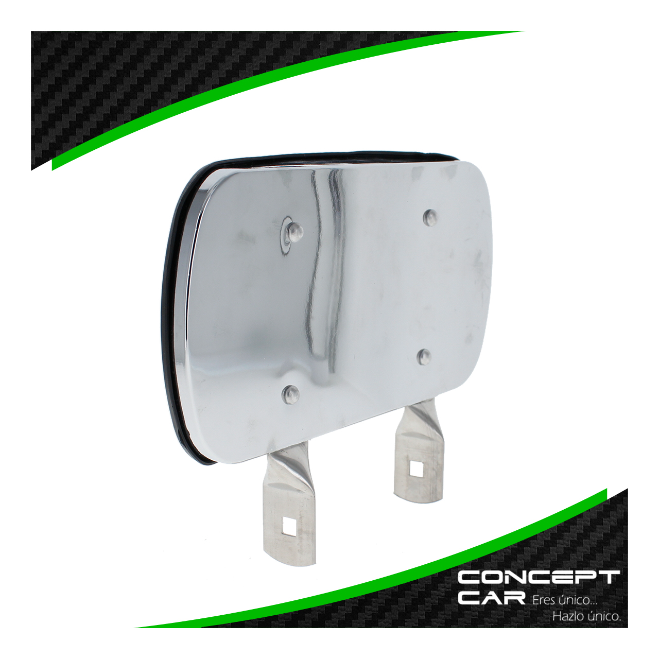 Par Espejo Banquetero Retrovisor Auxiliar Convexo Camion Cromo