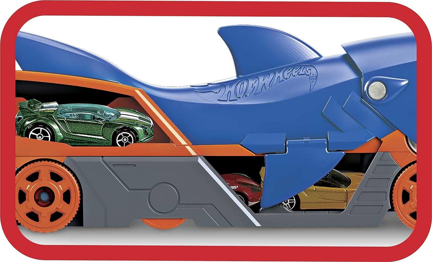 Hot Wheels City Pista de Juguete Remolque Tiburón