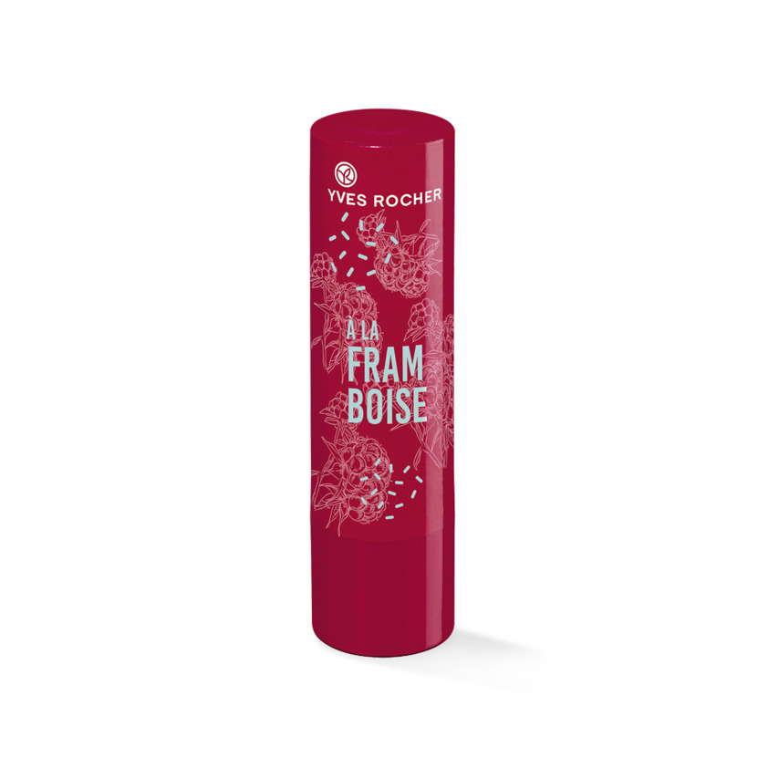 Kit 3 Balsamos Labiales Frambuesa Yves Rocher 4.8g c/u