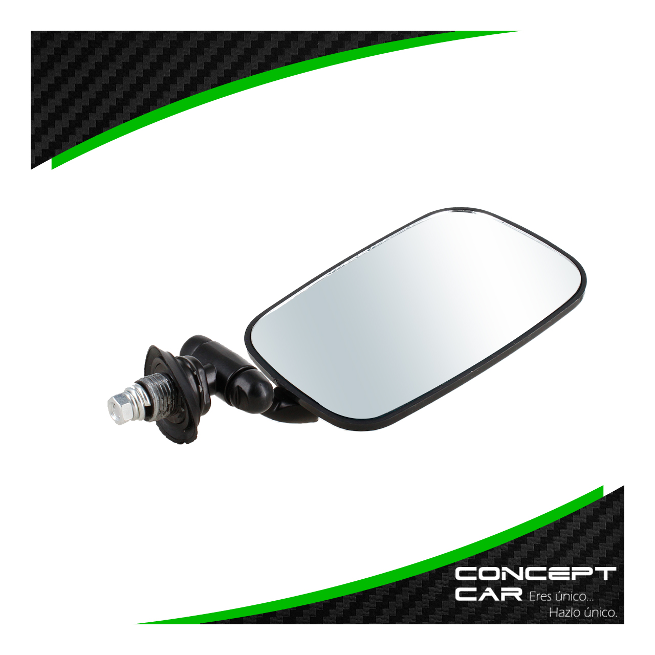 Espejo Lateral Tipo Clasico Vw Sedan Vocho Cromo O Negro