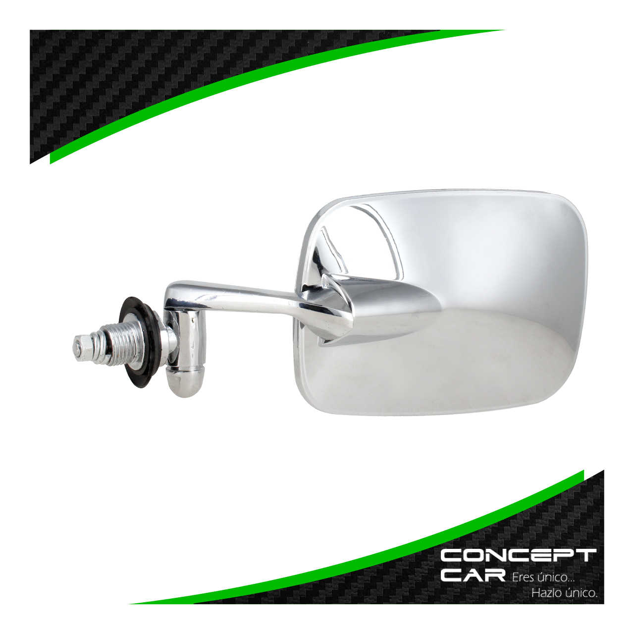 Espejo Lateral Tipo Clasico Vw Sedan Vocho Cromo O Negro