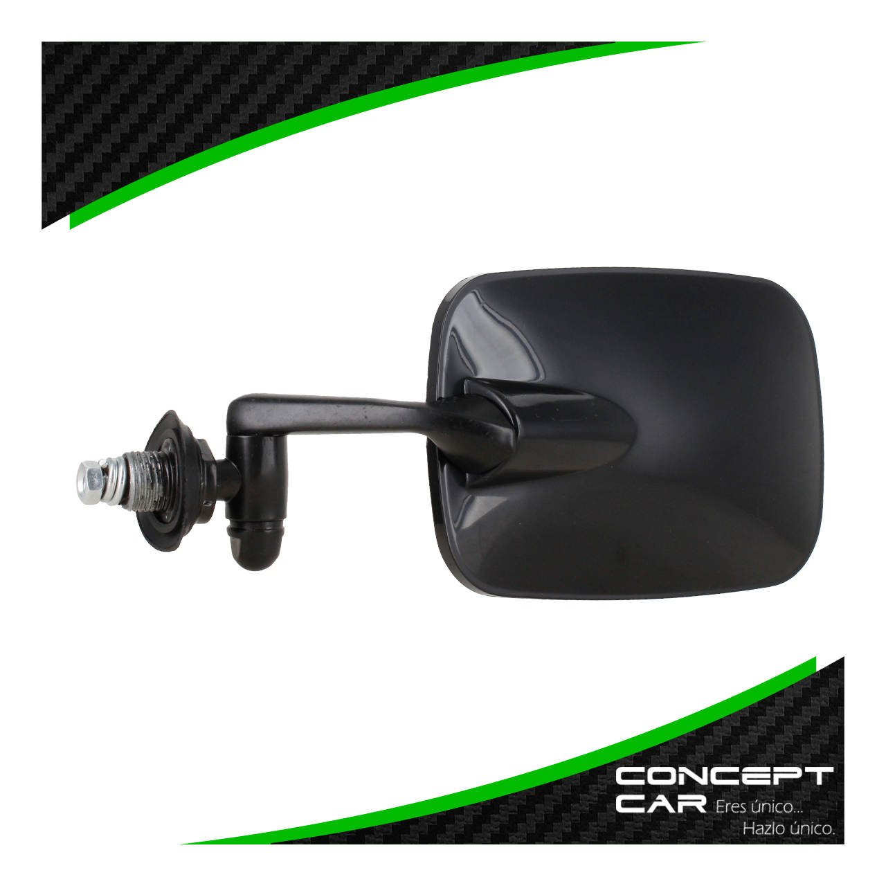 Espejo Lateral Tipo Clasico Vw Sedan Vocho Cromo O Negro